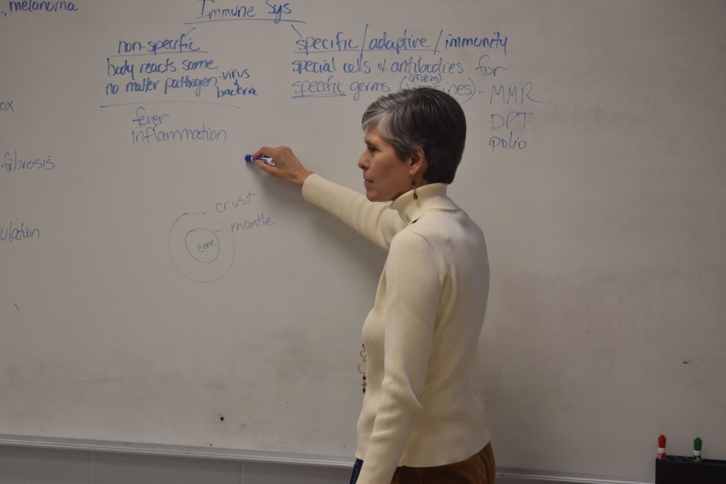 Carolyn Vincent Teaching AP Biology (ECHS)