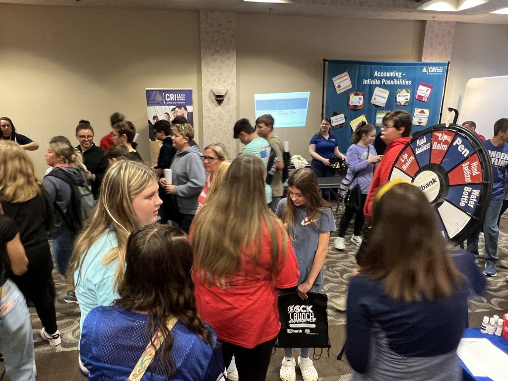 2023 students at SCK Launch Experience at Knicely Center in Bowling Green (ECMS)