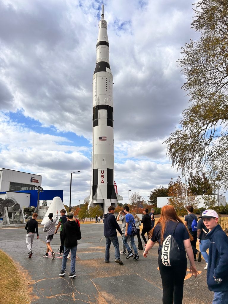 2023 8th grade at US Space and Rocket Center, Huntsville, AL (ECMS)